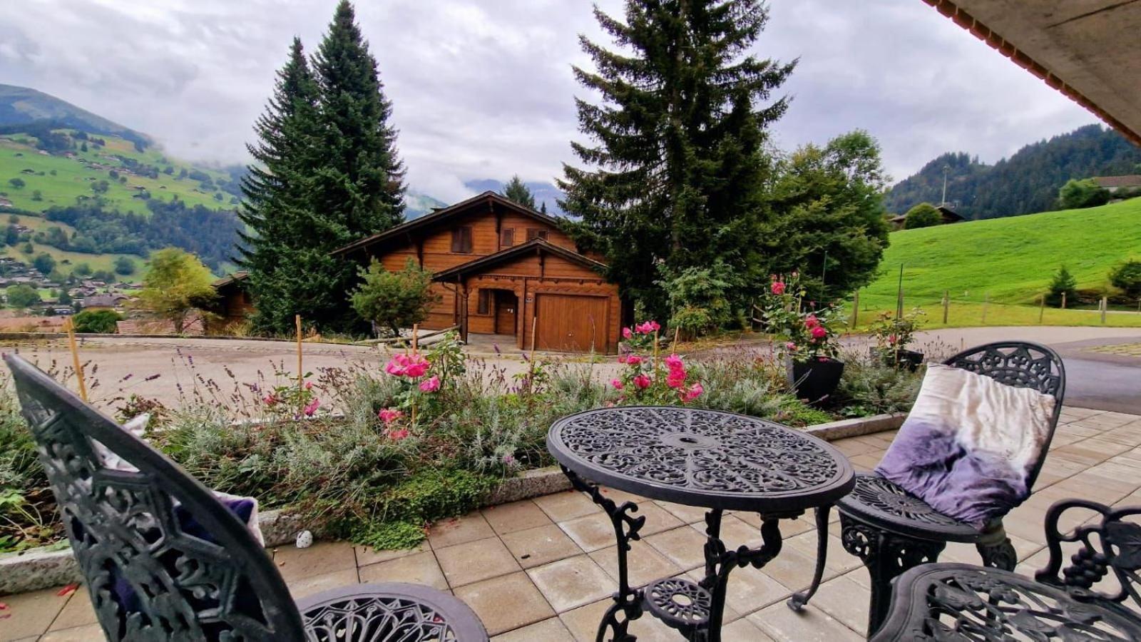 Large Deluxe Studio For 2 - Chalet Lovo Lenk im Simmental Exterior foto