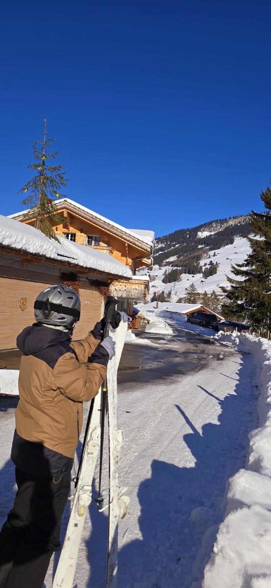 Large Deluxe Studio For 2 - Chalet Lovo Lenk im Simmental Exterior foto