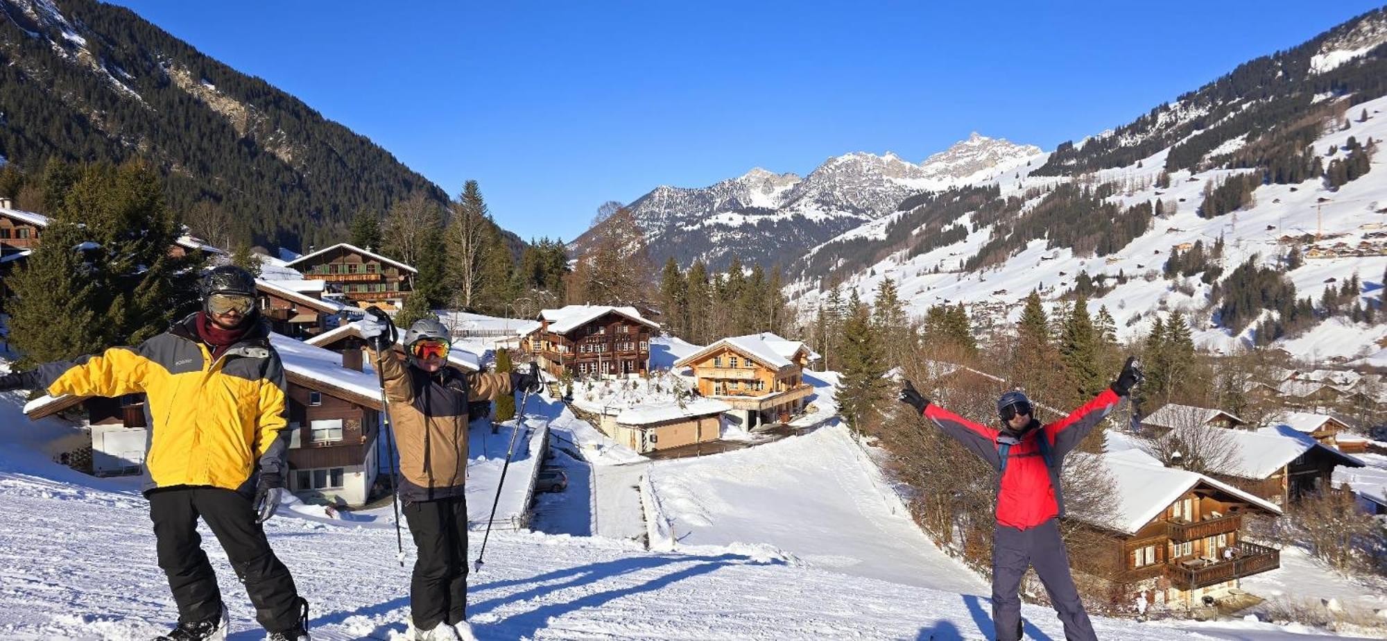 Large Deluxe Studio For 2 - Chalet Lovo Lenk im Simmental Exterior foto