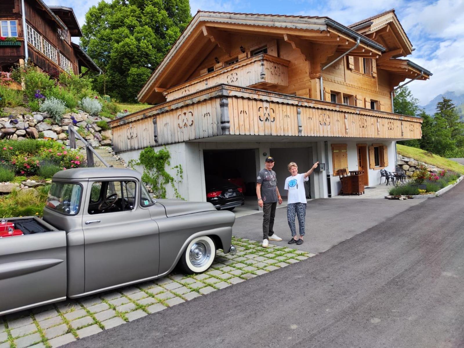 Large Deluxe Studio For 2 - Chalet Lovo Lenk im Simmental Exterior foto